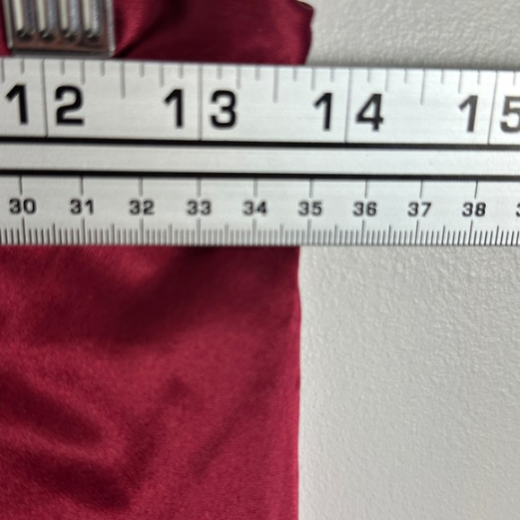 LilySilk 100% Silk Mulberry Pure Womens Wide Leg Pants Burgundy Womens Small S - Picture 10 of 15